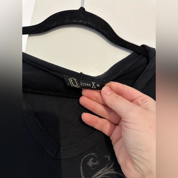 Urban X Hoodie with Silver Cross Design - Picture 4 of 6